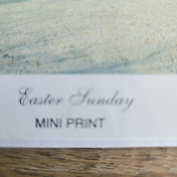 Vintage 1984 print Easter Sunday signed by artist. - Picture 3 of 5